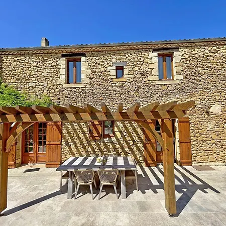 Charmante Maison Perigourdine Avec Piscine Et Parking A - Fr-1-824-20 بيت للعطل Cales (Aquitaine)